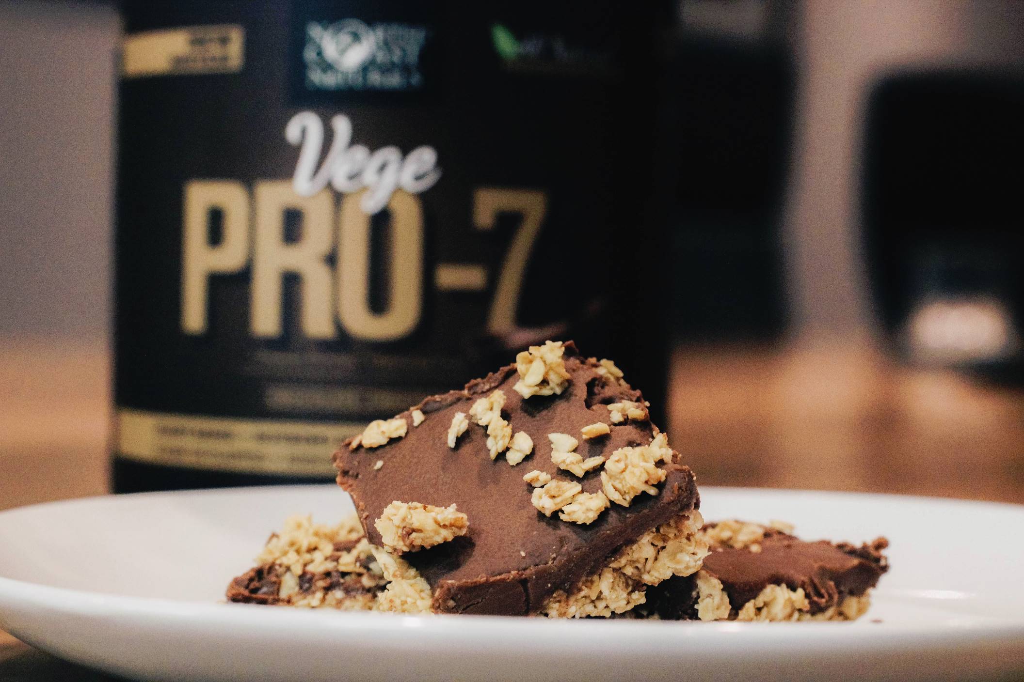 Vegan Protein Oat Fudge Bars - Top Nutrition and Fitness