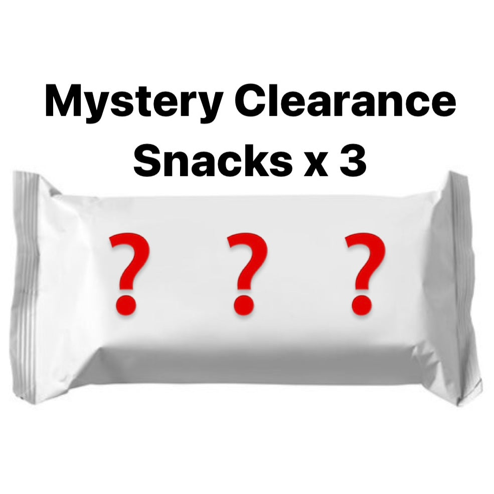 Mystery Clearance Snacks (3 snacks) + 1 BONUS SNACK FOR A LIMITED TIME