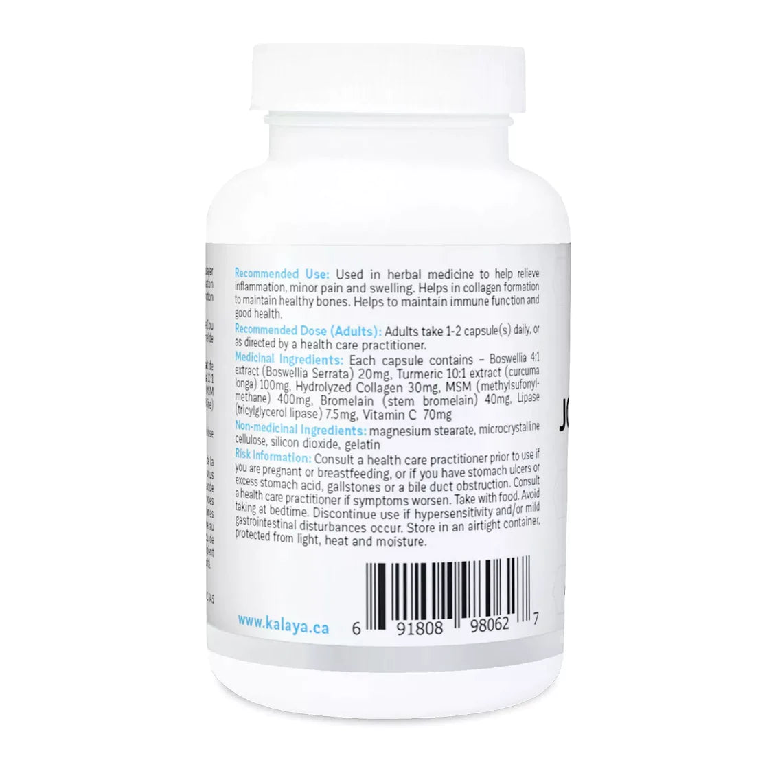 Kalaya 7x Joint & Muscle Anti-Inflammatory Support (60 capsules)