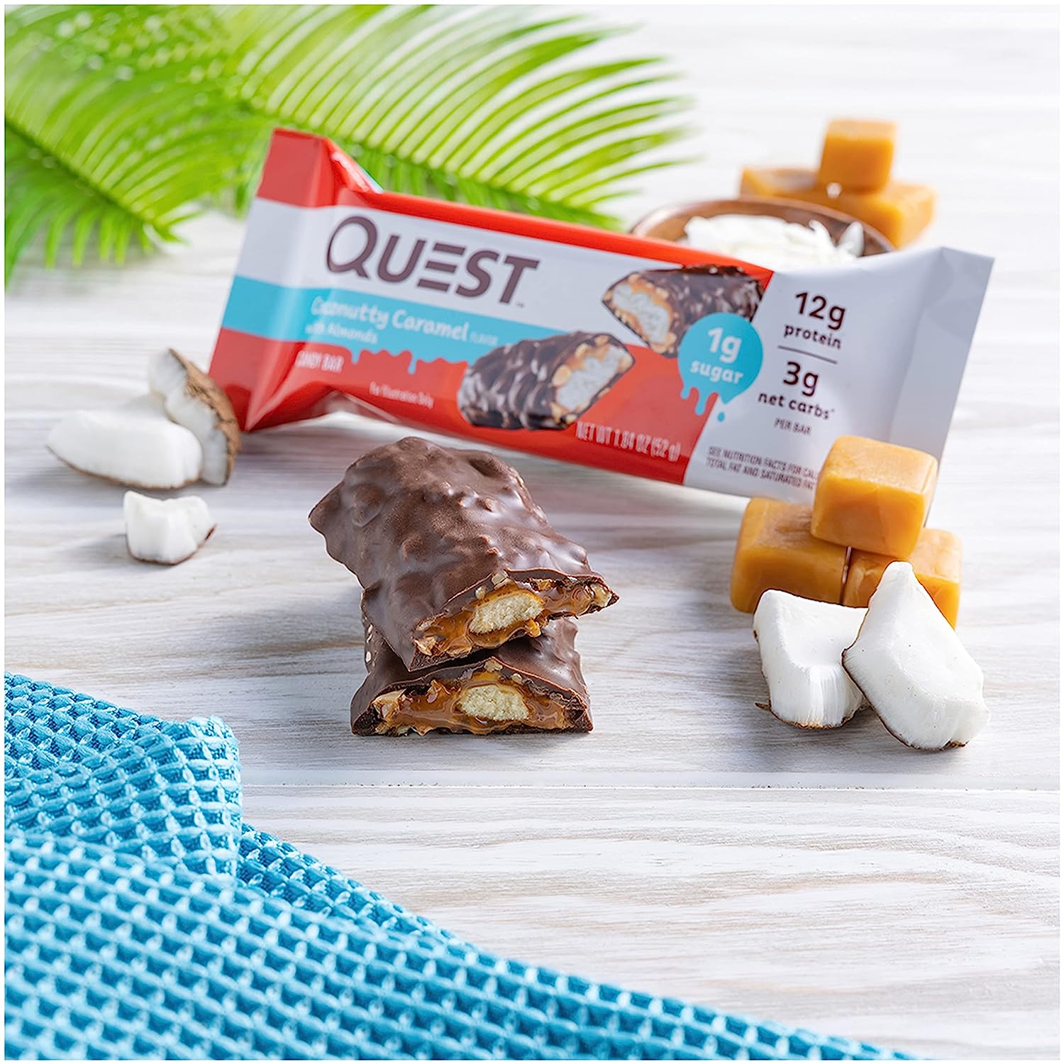 Quest Nutrition Coconutty Caramel Candy Bar (1 bar) Protein Snacks Quest Nutrition