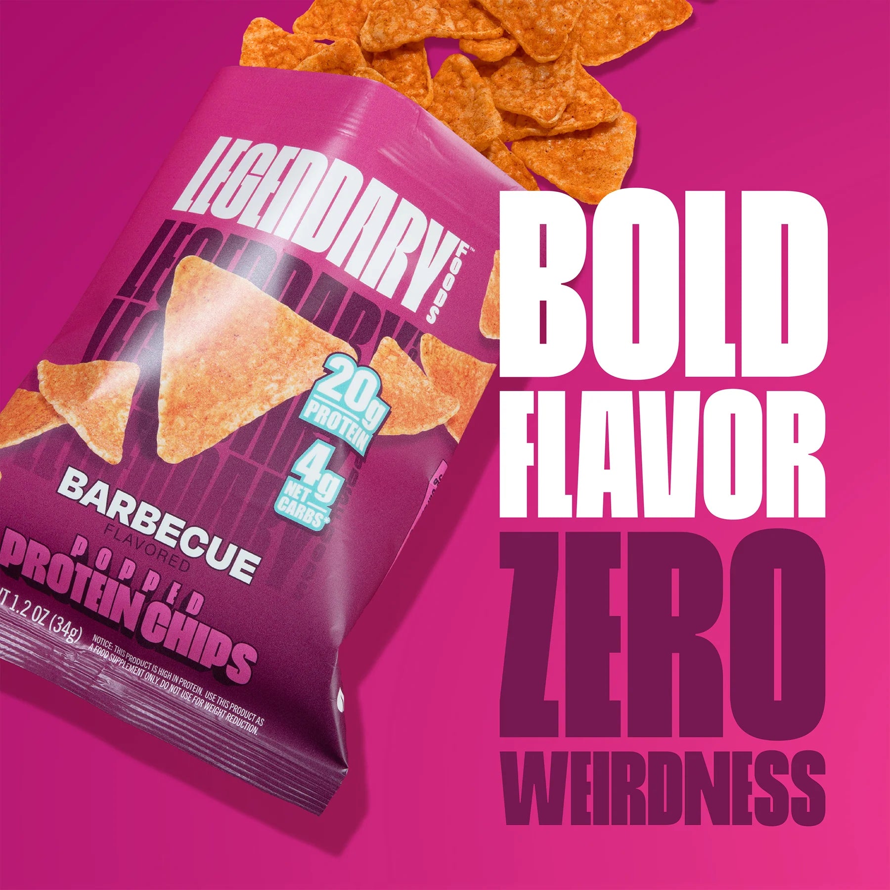 Legendary Foods Popped Protein Chips (1 bag)