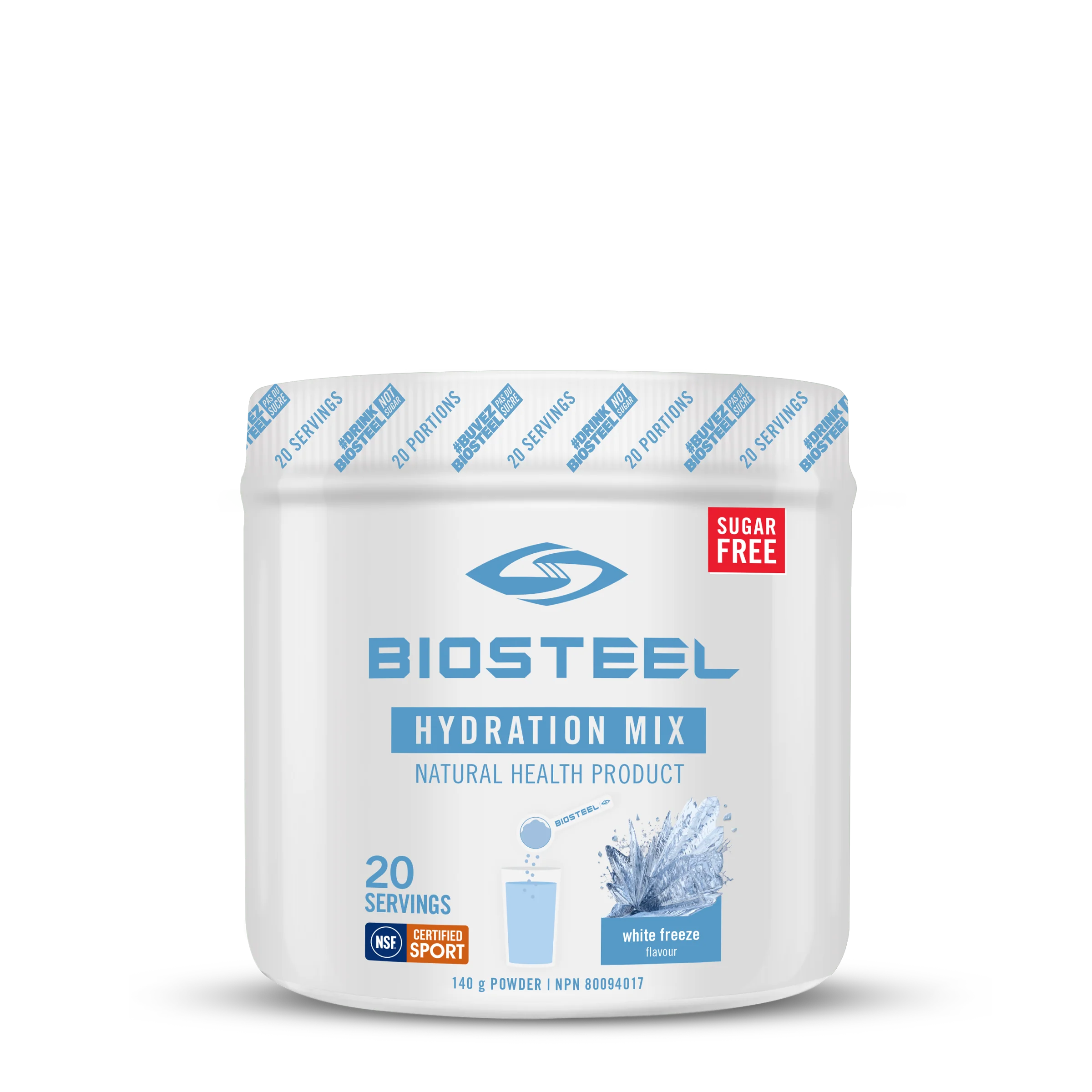 BioSteel Hydration Mix (20 servings) Electrolytes White Freeze Biosteel