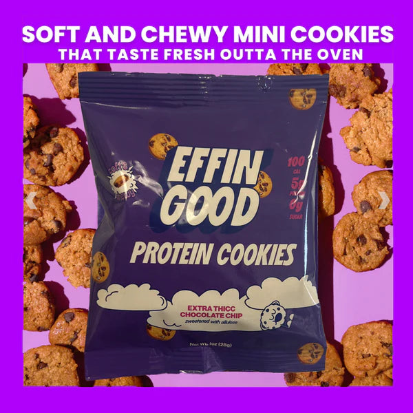 Effin' Good Snacks Chocolate Chunk Mini Cookies (1 bag - 7 cookies)