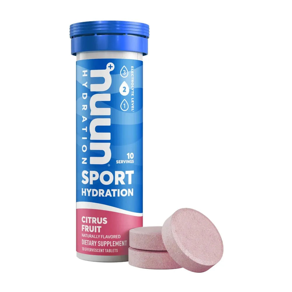 Nuun Sport Electrolyte Drink Tablets (10 servings) Electrolytes Citrus Fruit Nuun Sport