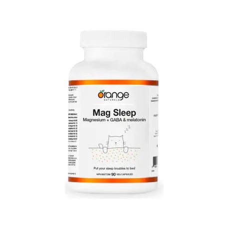 Orange Naturals Sleep - Magnesium+GABA+Melatonin (90 Capsules) Vitamins & Supplements Orange Naturals