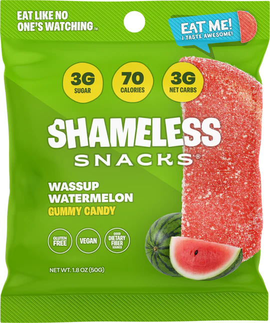 Shameless Snacks Low Sugar Vegan Gummy Candy (1 bag)