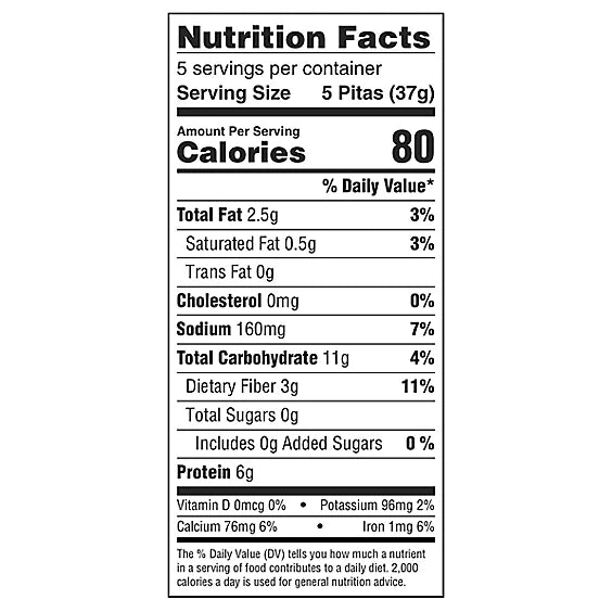 Joseph's Bakery Low Carb Mini Pita Snacks (1 bag)