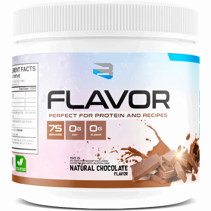 Believe Supplements Whey Protein ISOLATE + Flavor Pack (4lbs) *now in a bag! whey protein isolate All Natural Chocolate (Stevia) Believe Supplements