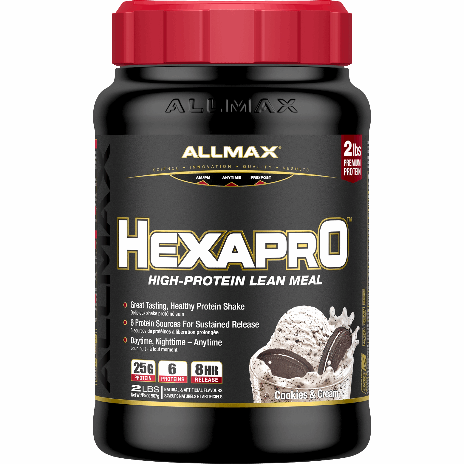 ALLMAX Hexapro (2lbs) Whey Protein Blend Cookies & Cream Allmax Nutrition