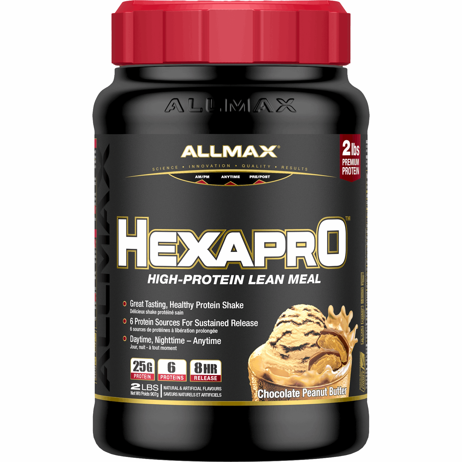 ALLMAX Hexapro (2lbs) Whey Protein Blend Chocolate Peanut Butter Allmax Nutrition