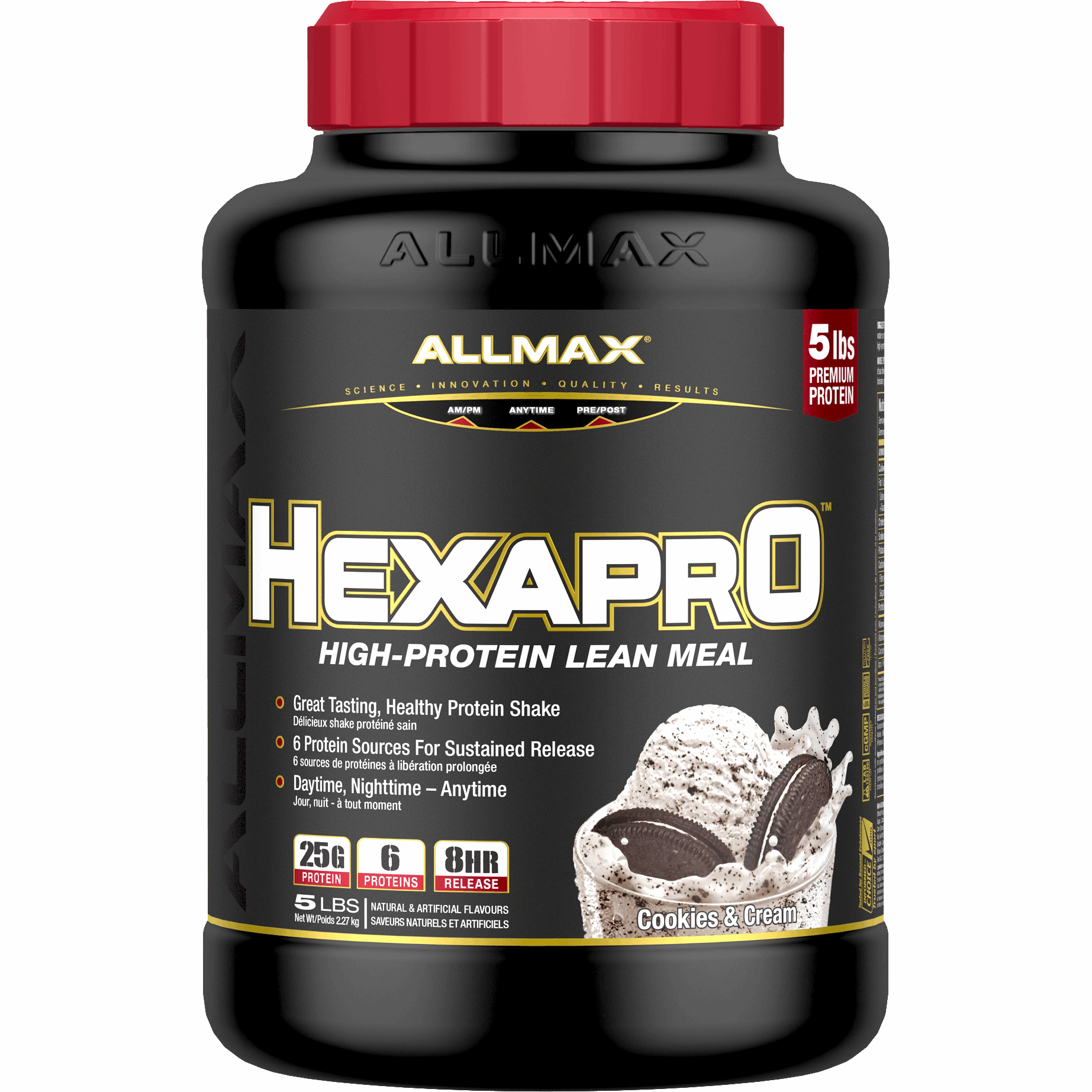 ALLMAX Hexapro (5 LBS) Whey Protein Blend Cookies & Cream Allmax Nutrition