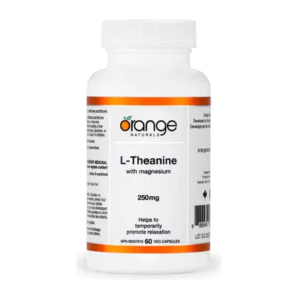 Orange Naturals L-Theanine 250mg (60 veg capsules) Vitamins & Supplements Orange Naturals