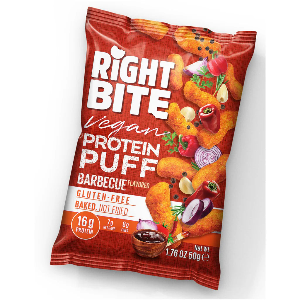 Bite And More Right Bite Vegan GF Protein Puffs 1 bag Bite and More Top Nutrition Canada