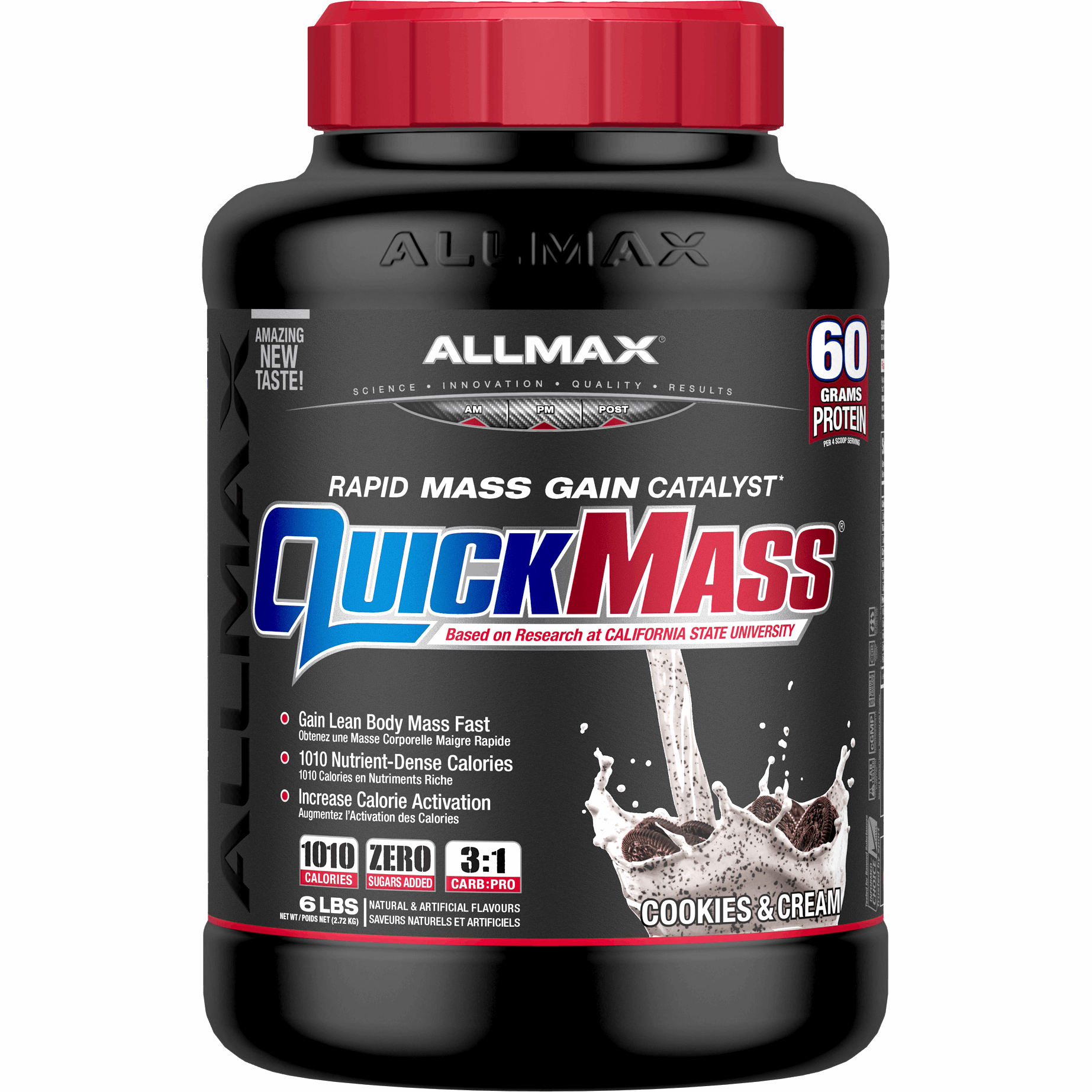 ALLMAX Quickmass (6 LBS) Mass Gainers Cookies and Cream Allmax Nutrition