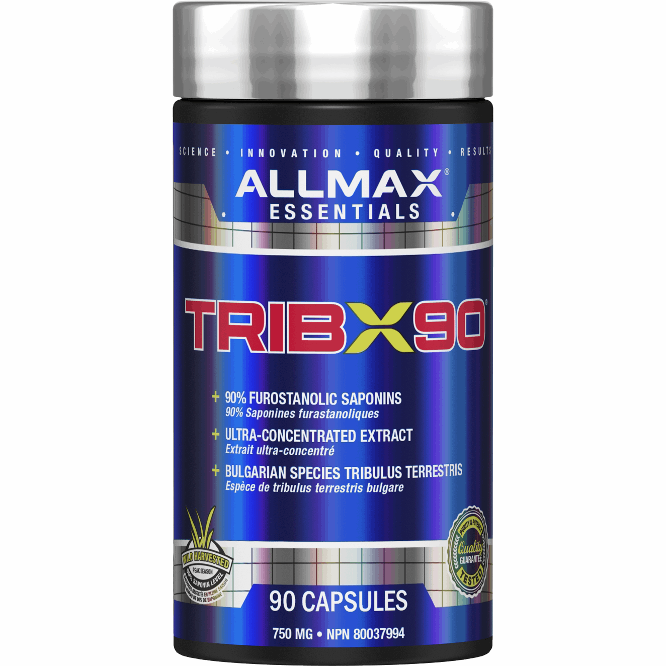 ALLMAX TRIBX90 - Tribulus (90 capsules) Testosterone Booster Allmax Nutrition