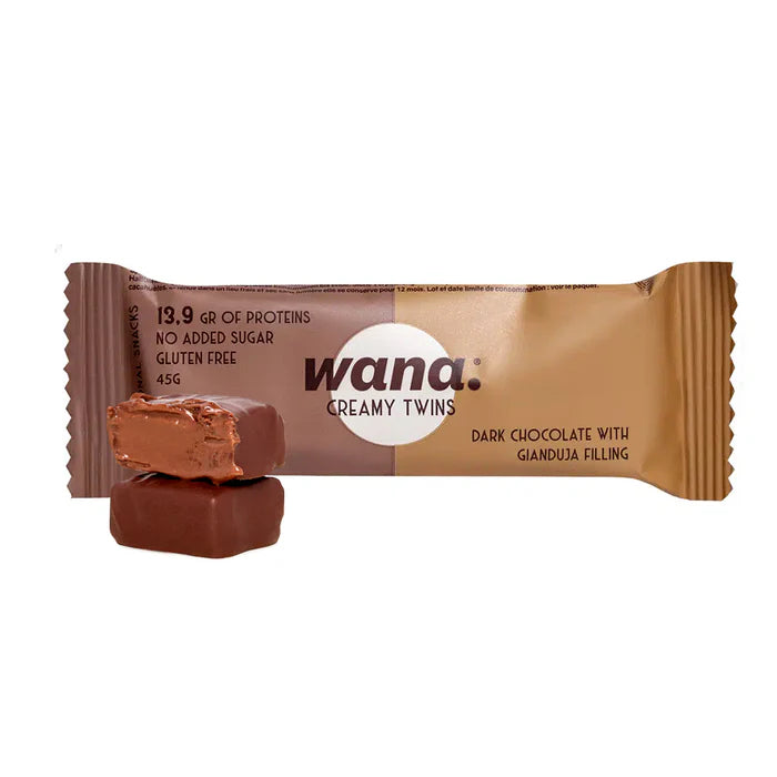 WANA CREAMY TWINS Keto Protein Bar 1 bar WANA Top Nutrition Canada