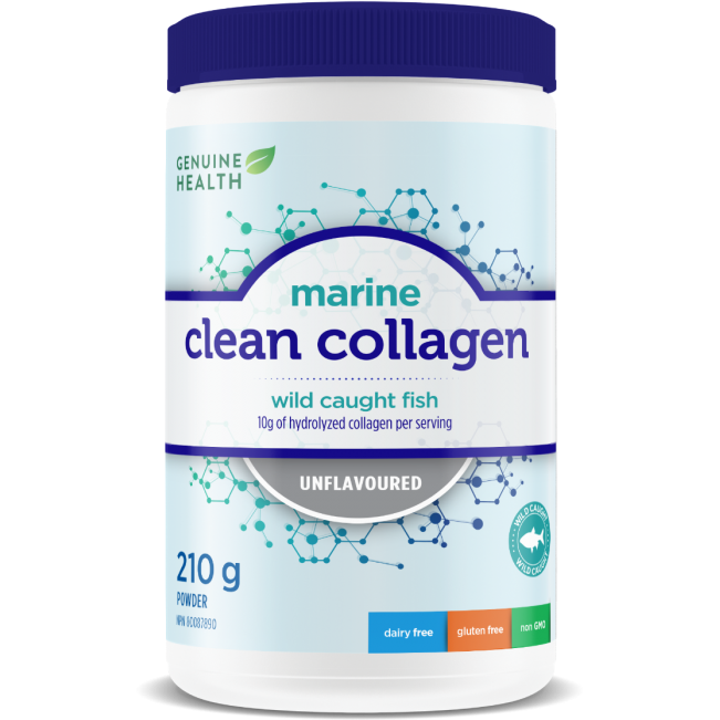 Genuine Health Marine Clean Collagen (210g) vitamins Unflavoured Genuine Health