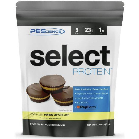 PEScience Select Protein TRIAL SIZE (5 servings) Whey Protein Chocolate Peanut Butter Cup PEScience