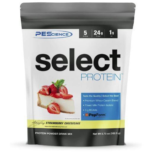 PEScience Select Protein TRIAL SIZE (5 servings) Whey Protein Strawberry Cheesecake PEScience