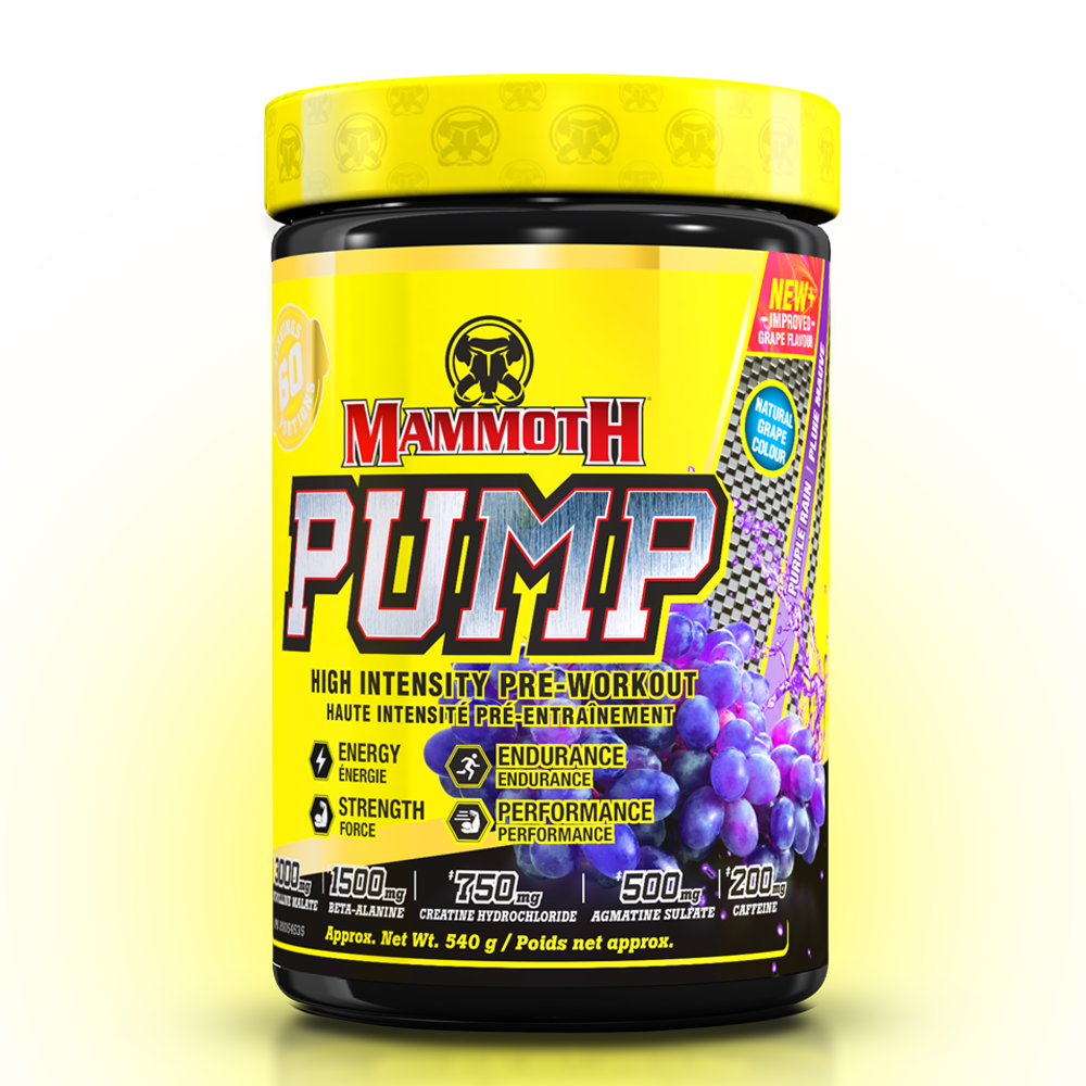 Mammoth Pump Pre-Workout (60 servings) Pre-workout Purple Rain (Grape) Mammoth