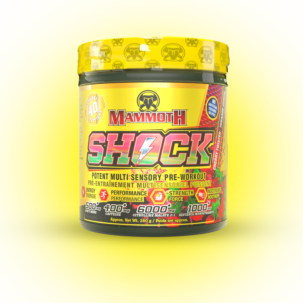 Mammoth SHOCK Pre-Workout (40 servings) Pre-workout Cherry Twister Mammoth