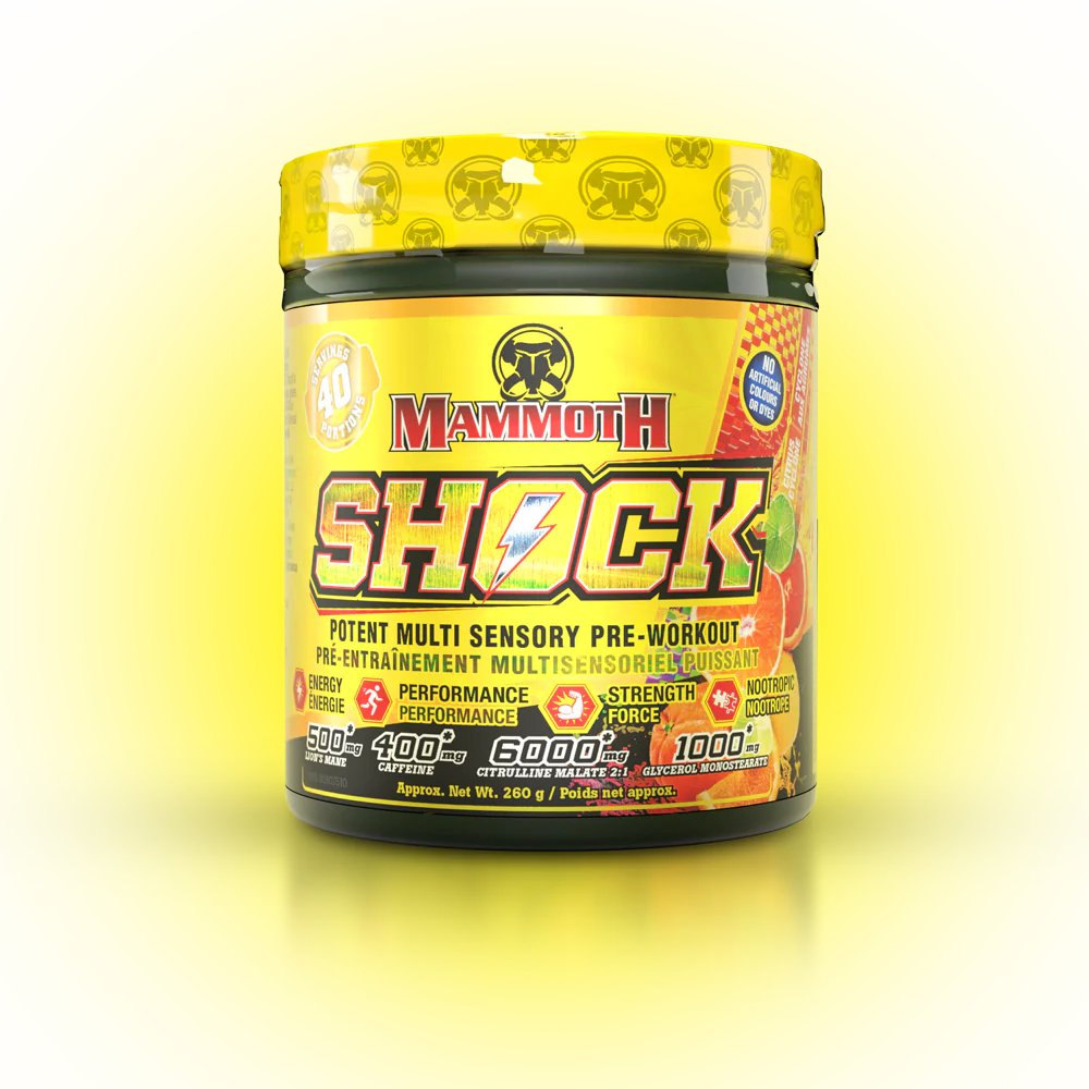 Mammoth SHOCK Pre-Workout (40 servings) Pre-workout Citrus Cyclone Mammoth