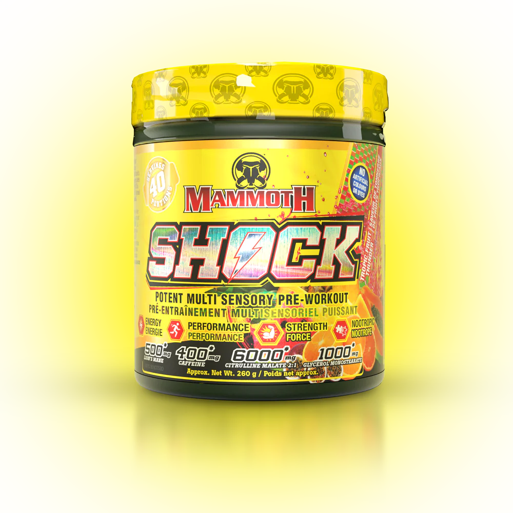 Mammoth SHOCK Pre-Workout (40 servings) Pre-workout Tropic Fruit Thunder Mammoth