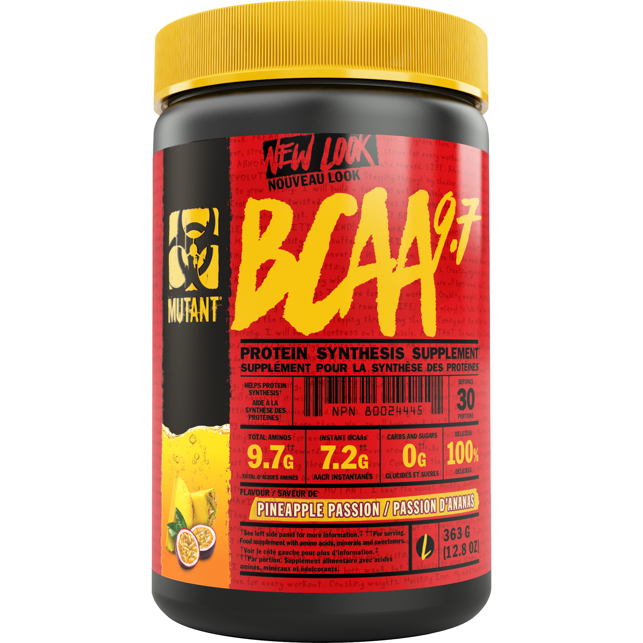 Mutant BCAA 9.7 (30 servings) BCAAs and Amino Acids Pineapple Passion Mutant