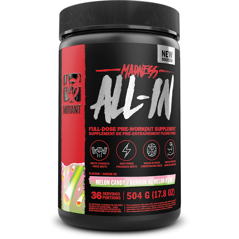 Mutant Madness ALL-IN Pre-Workout & BCAA (36 servings) Pre-workout Melon Candy Mutant