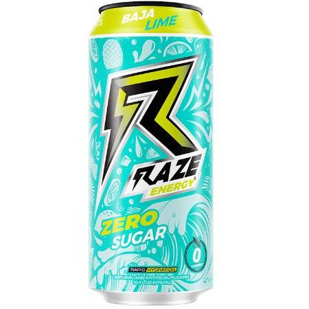 RAZE Energy Drink (1 can) Protein Snacks Baja Lime repp sports