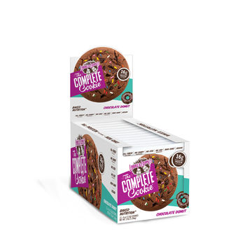 Lenny & Larry's Vegan Protein Cookie (Box of 12) Protein Snacks Chocolate Donut Lenny & Larry