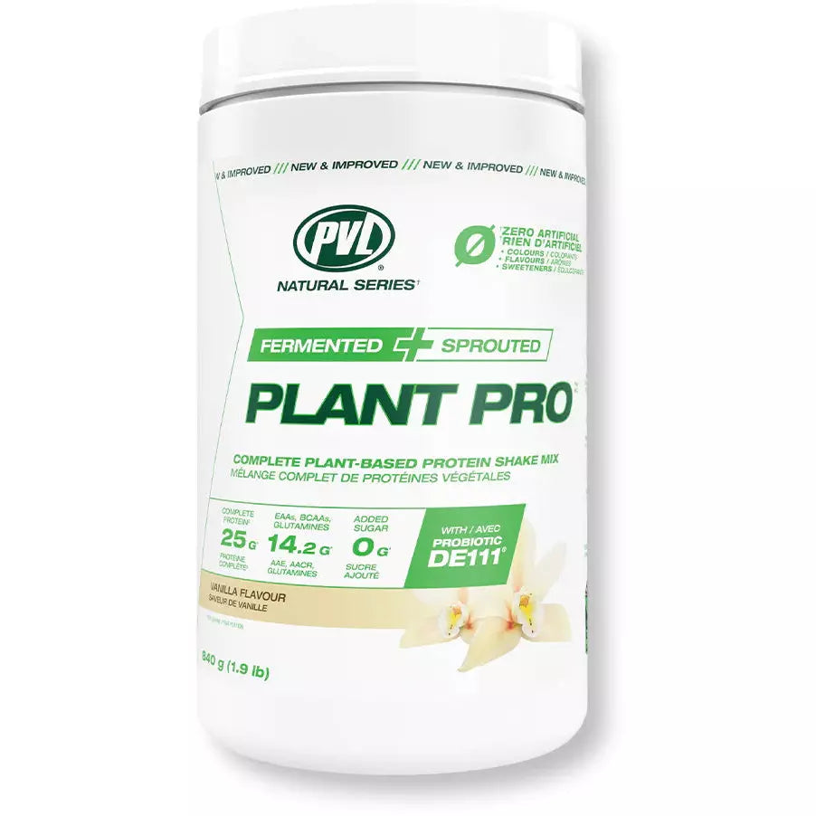 PVL Fermented & Sprouted Plant-Pro (840g) Vegan Protein Vanilla Pure Vita Labs