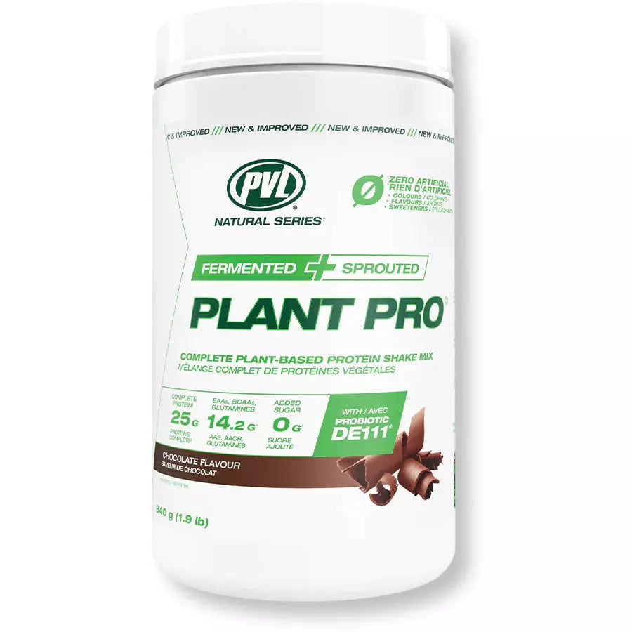 PVL Fermented & Sprouted Plant-Pro (840g) Vegan Protein Chocolate Pure Vita Labs