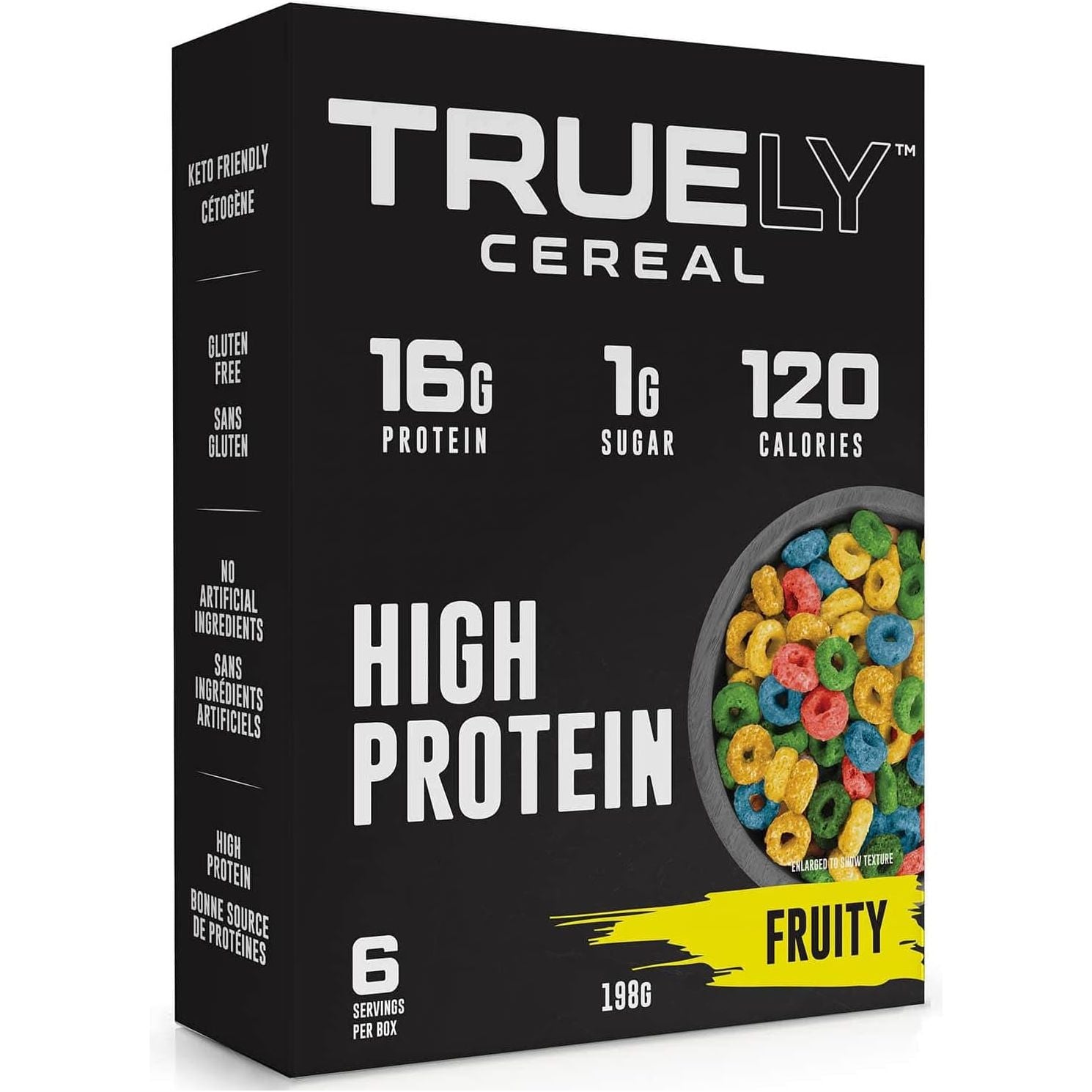 TRUELY Protein Cereal (6 servings) Fruity TRUELY