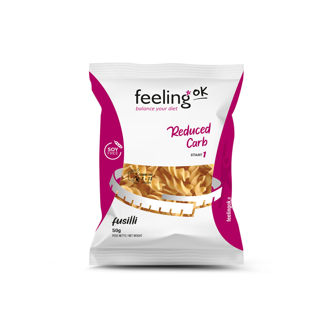 FeelingOK Fusilli Keto Protein Pasta (50g - 1 SERVING) Protein Snacks FeelingOK