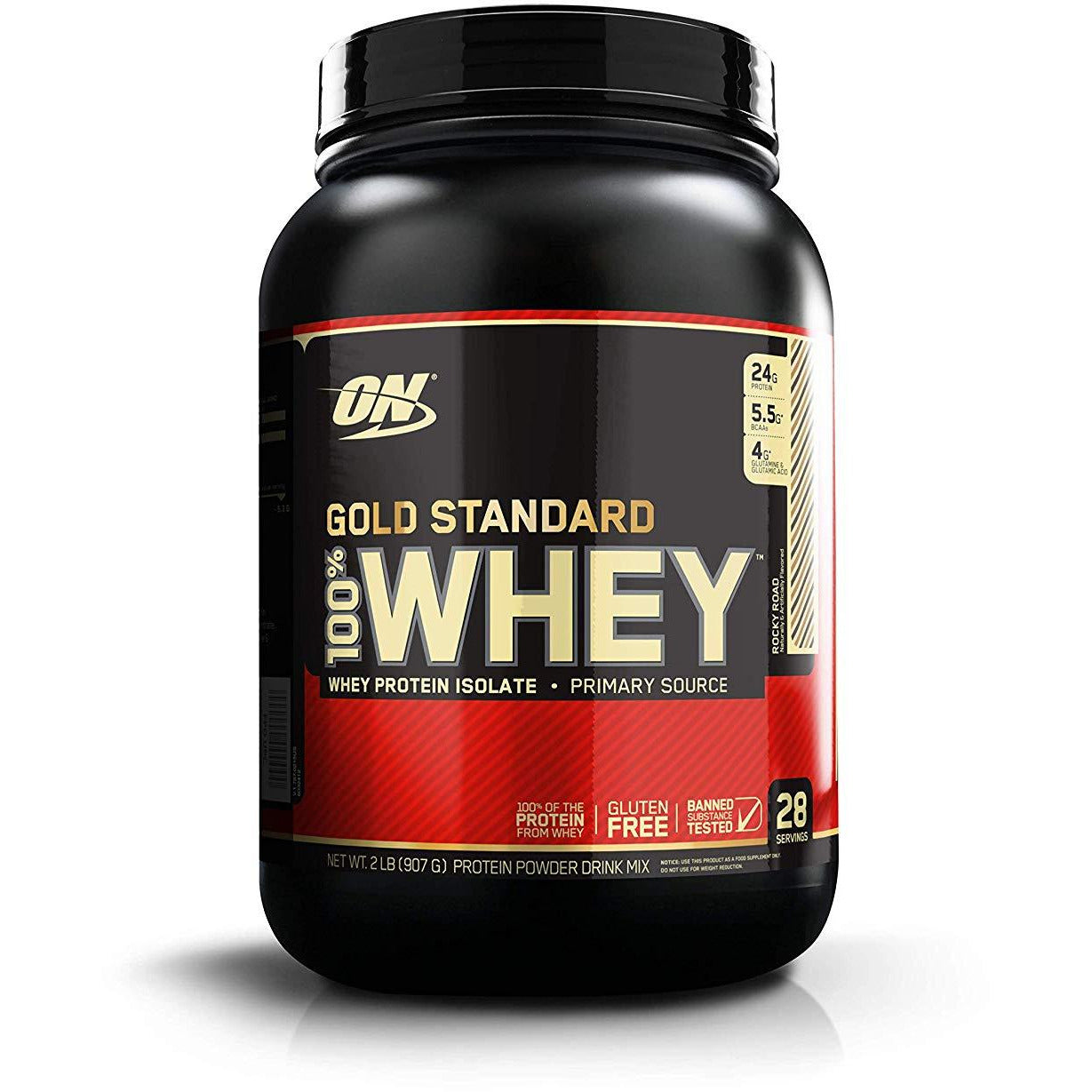 Optimum Nutrition Gold Standard 100% Whey (2 lb) Whey Protein Blend Rocky Road Optimum Nutrition