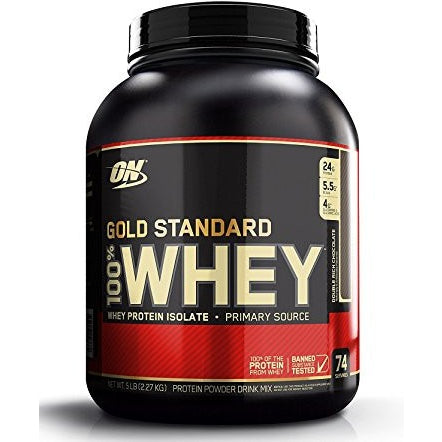 Optimum Nutrition Gold Standard Protein (5 lbs) Whey Protein Blend Double Rich Chocolate Optimum Nutrition