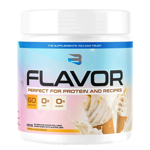 Believe Supplements Whey Protein ISOLATE + Flavor Pack (4lbs) *now in a bag! whey protein isolate NEW Vanilla Ice Cream Believe Supplements