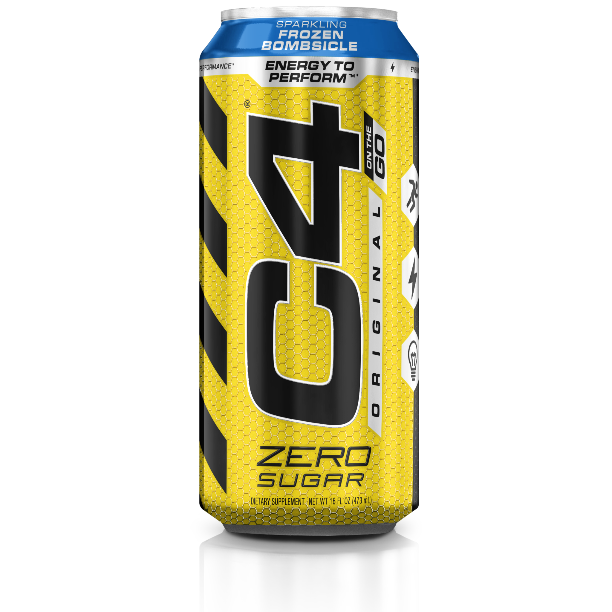 C4 Original Carbonated Pre-Workout  (1 can) Protein Snacks Frozen Bombsicle Cellucor