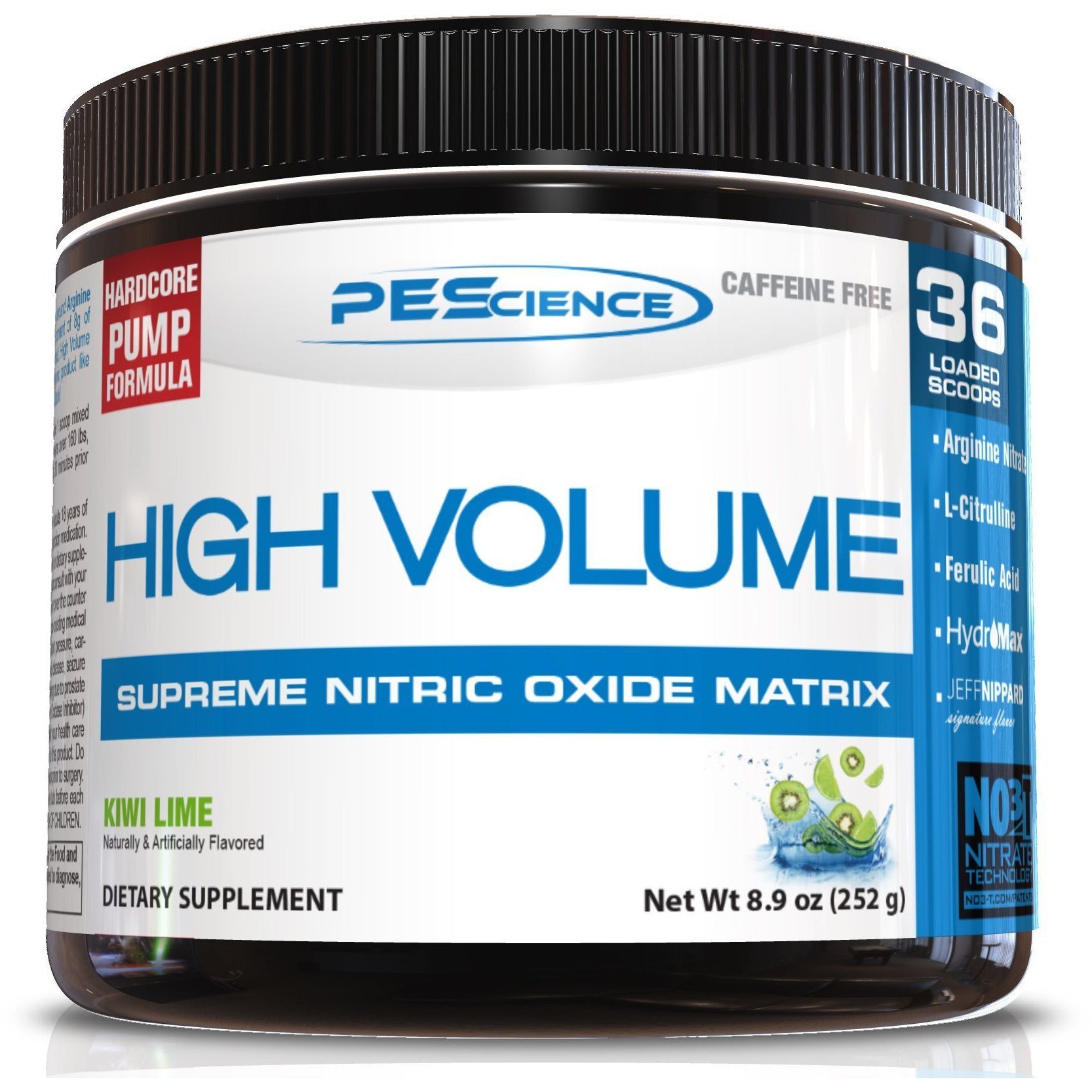 PEScience High Volume Stim-Free Pre-Workout (36 servings) Pre-workout Kiwi Lime BEST BY 07/22 PEScience