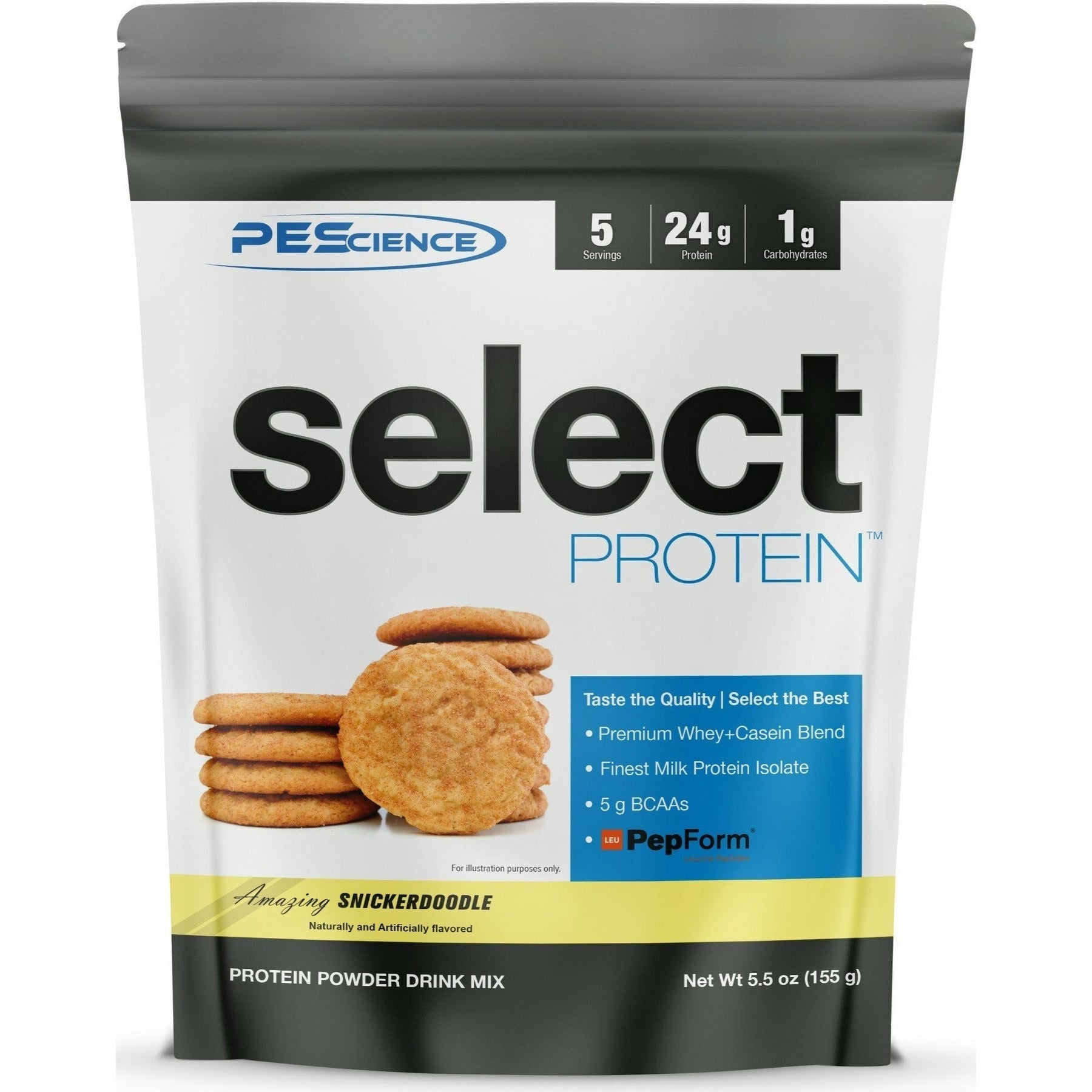 PEScience Select Protein TRIAL SIZE (5 servings) Whey Protein Snickerdoodle PEScience