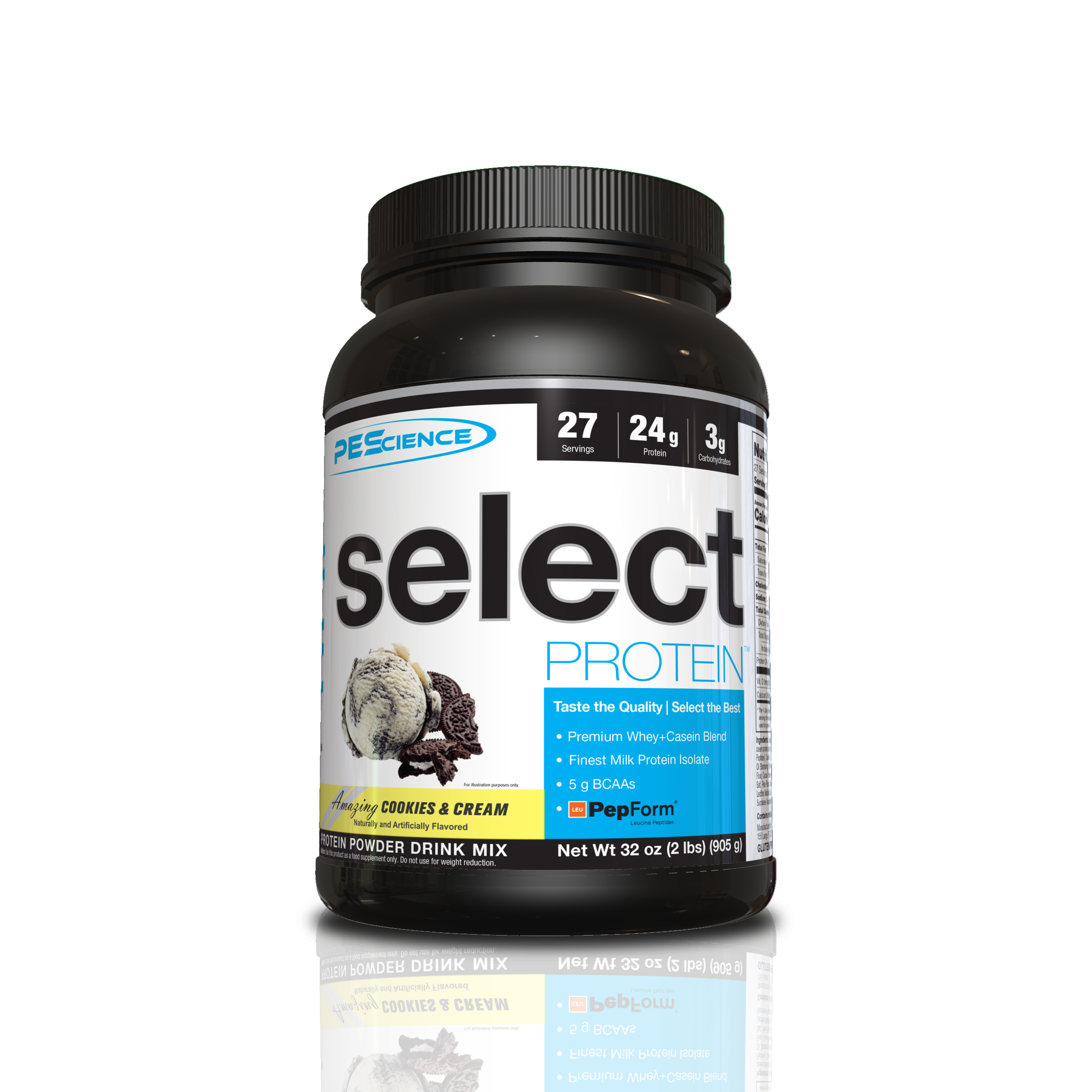 PEScience Select Protein (27 servings) Whey Protein Blend Cookies & Cream PEScience