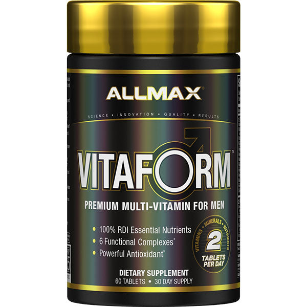 Allmax Vitaform COMPLETE 2 PER DAY MEN’S MULTI-VITAMIN (60 tabs) Allmax Nutrition