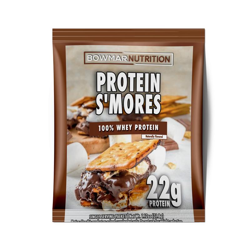 Bowmar Whey Protein Powder Sample (1 serving) Protein Snacks S'Mores bowmar