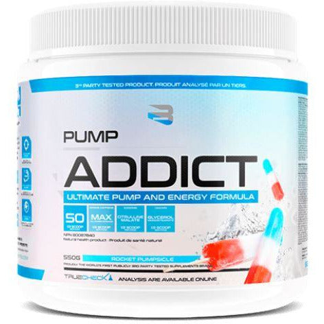 Believe Pump Addict Pre-Workout (50 servings) Pre-workout Rocket Pumpsicle Believe Supplements