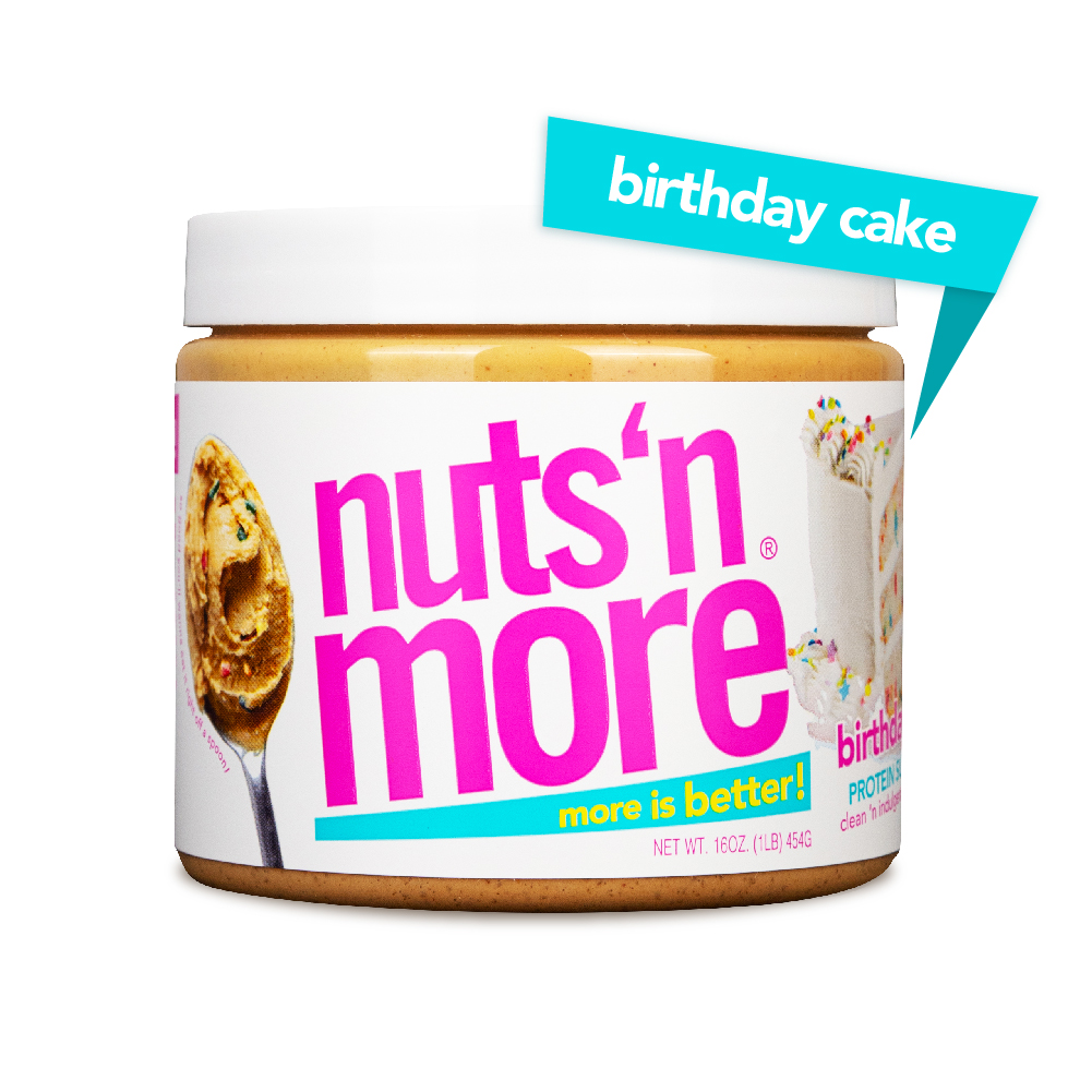 Nuts 'n More Protein Peanut Butter Protein Snacks Birthday Cake Nuts 'n More