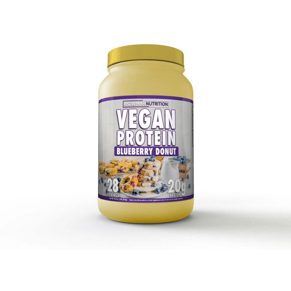 Bowmar Nutrition Vegan Protein (2lb) Vegan Protein Blueberry Donut bowmar