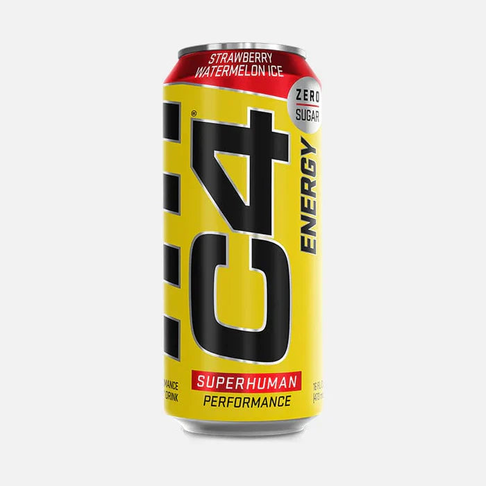 C4 Original Carbonated Pre-Workout  (1 can) Protein Snacks Strawberry Watermelon Cellucor