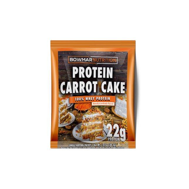 Bowmar Whey Protein Powder Sample (1 serving) Protein Snacks Carrot Cake bowmar