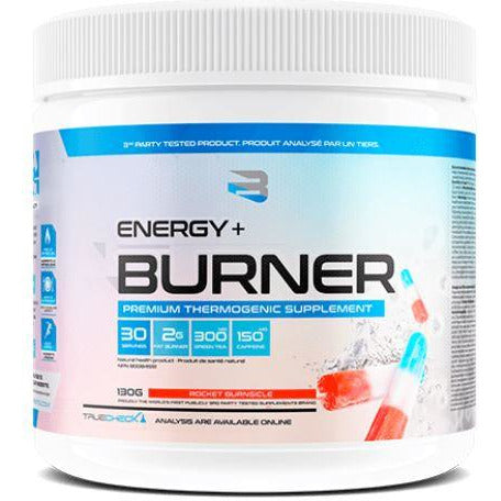 Believe Supplements Energy + Burner - Premium Thermogenic Supplement (30 servings) Fat Burners Rocket Burnsicle Believe Supplements